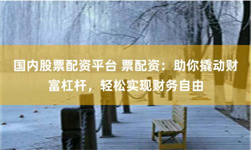 国内股票配资平台 票配资：助你撬动财富杠杆，轻松实现财务自由